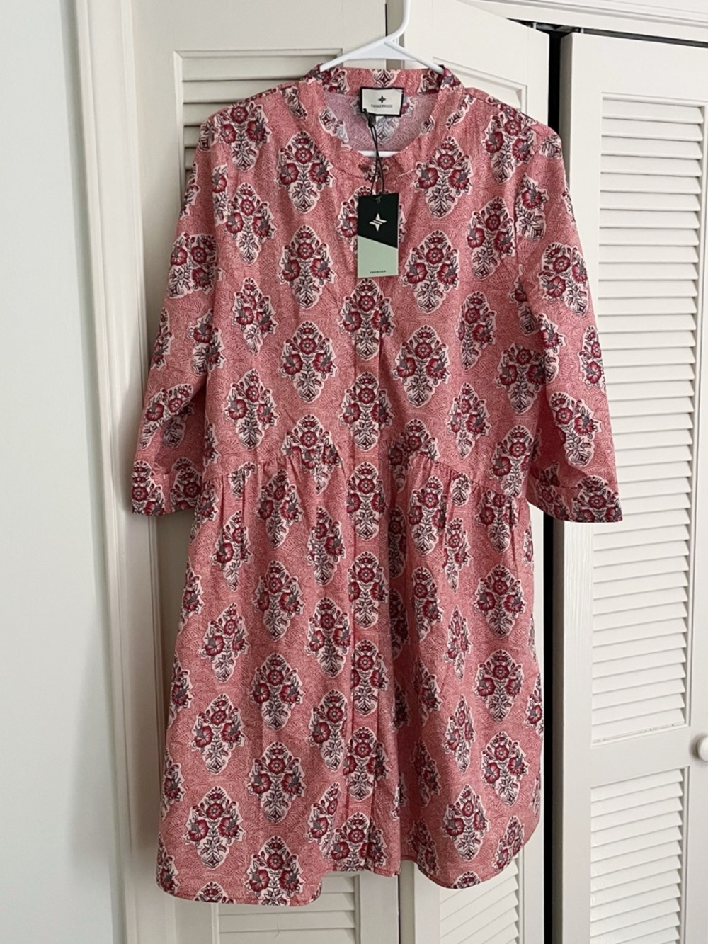 Tuckernuck Scarlet Sonata Royal Shirt Dress